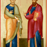 12 июля празднуется память славных и всехвальных первоверховных  апостолов Петра и Павла (67)